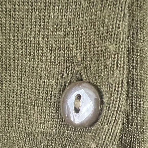 Vintage Nina Leonard brown Cardigan with Chocolate faux fur Collar. - Picture 9 of 10